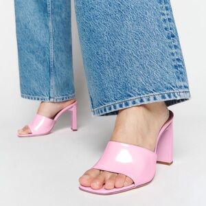 Reformation Georgi Pop Pink Heels